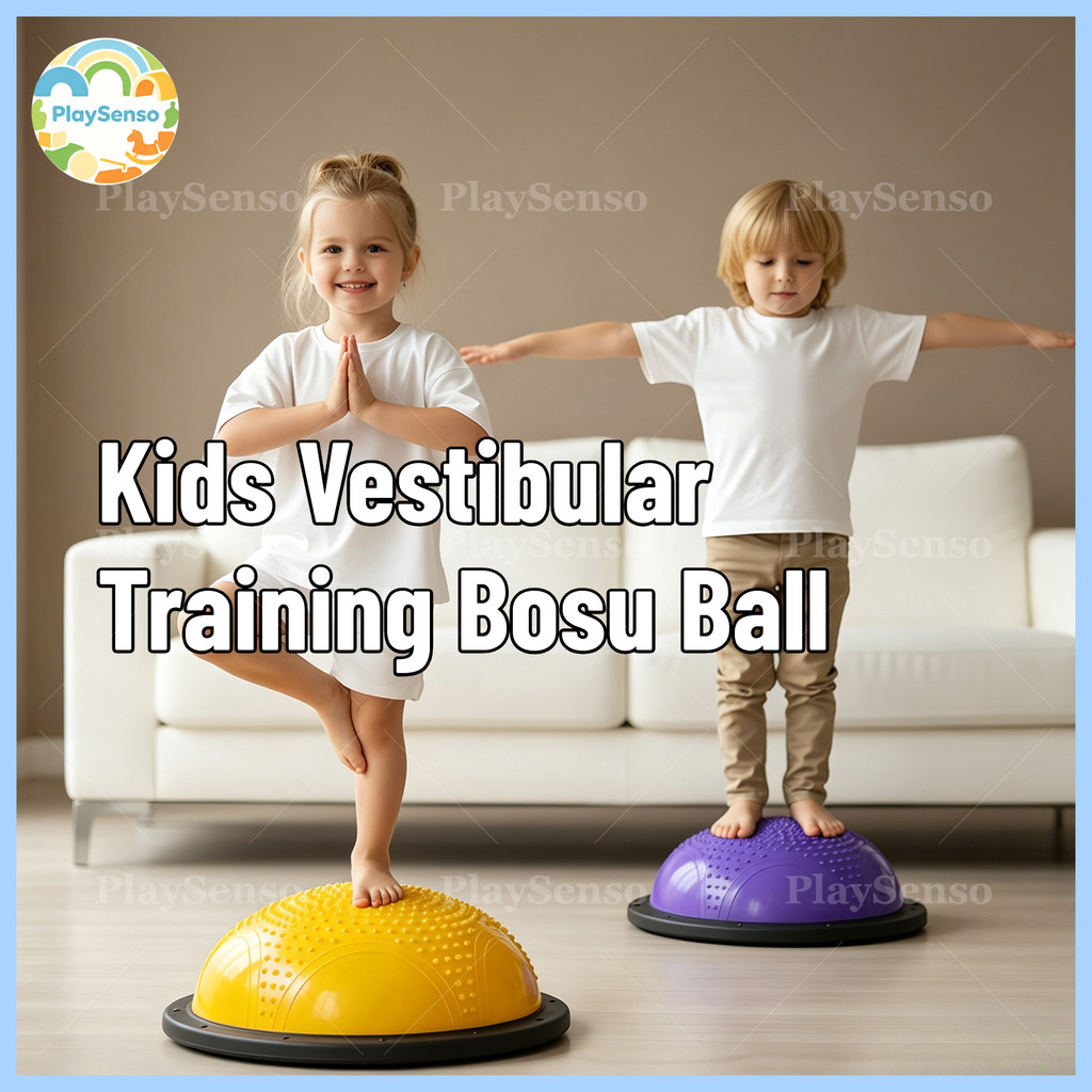 Bounce Ball ครึ่งวงกลม Balance Ball เด็กเฉพาะ Vestibule Sense Integration Training Ball ลูกบอลโยคะใน