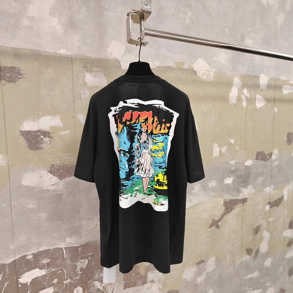 UQ4J Chrome Hearts 2025New front and back printed short-sleeve shirt T Loose-fitting shirt, unisex s
