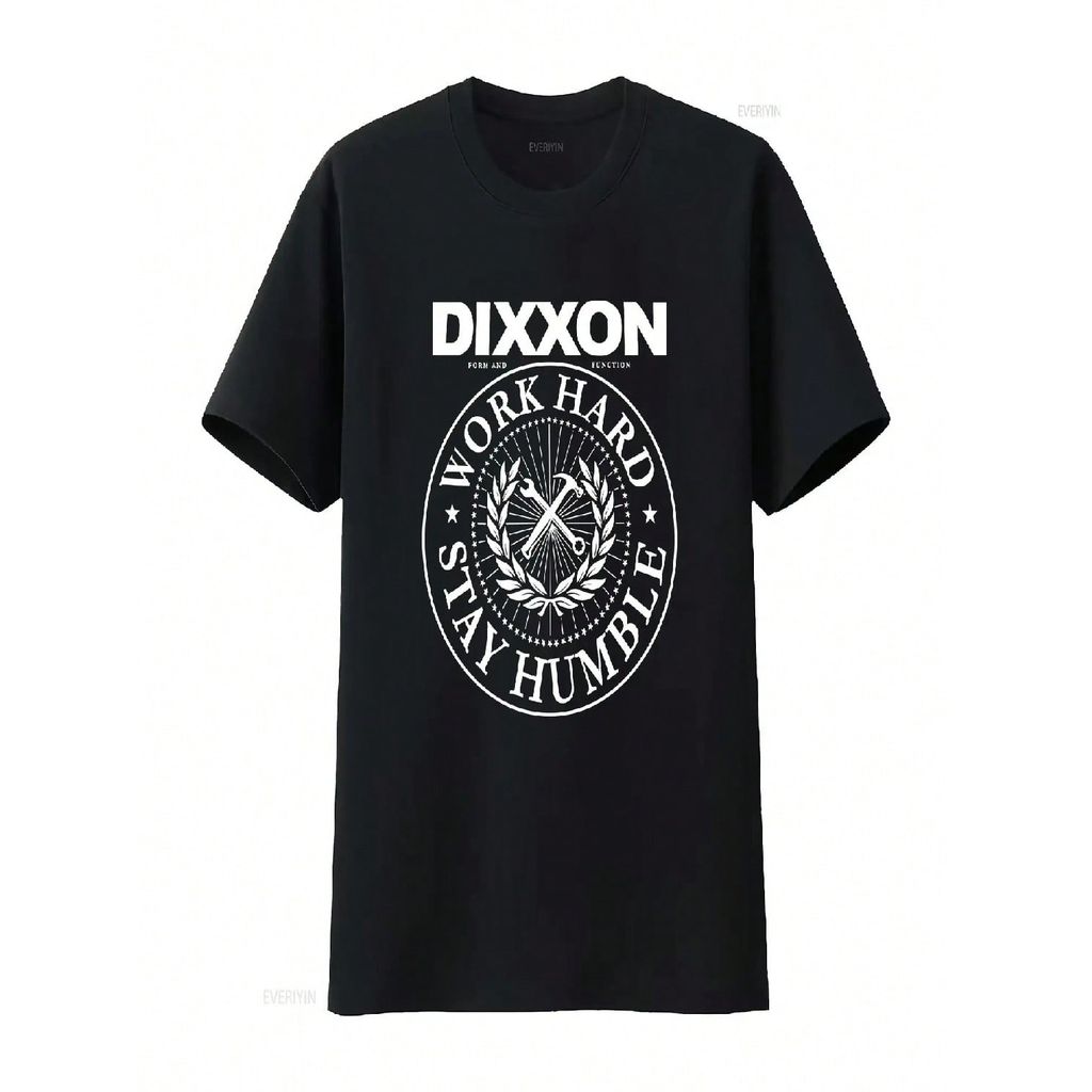 Dixxon Flannel ทํางาน Hard Stay Humble T เสื้อ Sz ขนาดใหญ่ Vintage ล้าง Streetwear ยืดแฟชั่น Breatha