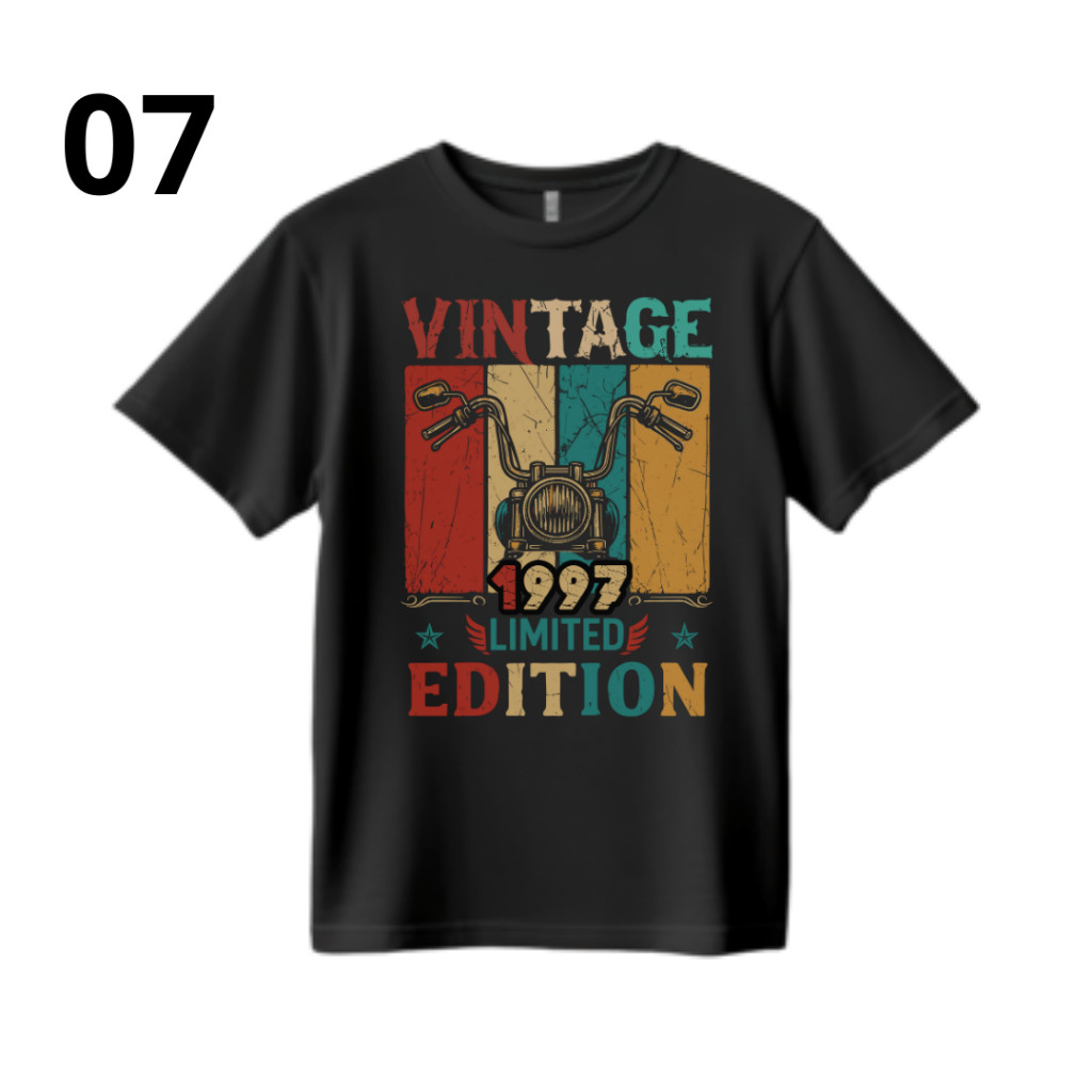 เสื้อยืด KATUN Vintage Limited Edition 1997 เสื้อยืดเกิดปี 1997 ผ้าฝ้ายหวีสําหรับผู้ชายและผู้หญิง