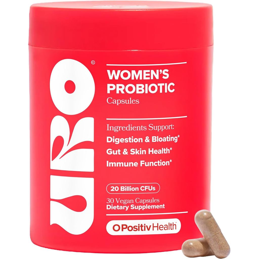 URO Womens Probiotic – ช่องคลอด, Gut & Skin – 20B+ CFUs – อุปทาน 30 วัน