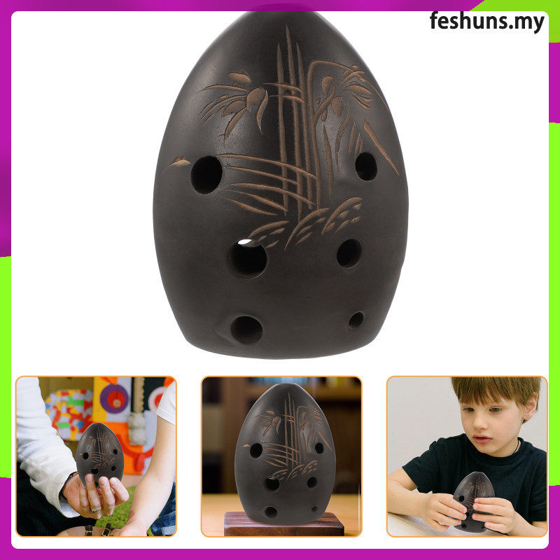 Ocarina 8 หลุม Ocarina เริ่มต้นการเรียนรู้ Ocarina เครื่องมือสําหรับประสิทธิภาพระดับมืออาชีพ
