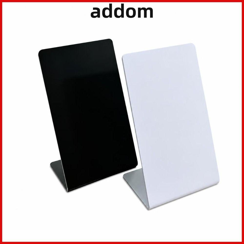 ADDOM NFC Review Display Card, Reusable Programmable NFC Counter Sign, แบตเตอรี่อะคริลิคฟรี Tap to O