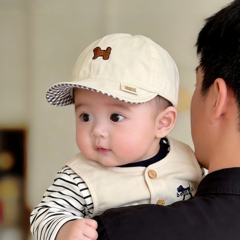 [3เดือน-3ปี] อิน เวอร์ชั่นเกาหลีหมวกเด็กน่ารักฤดูใบไม้ผลิฤดูใบไม้ร่วงสไตล์ม่านบังแดดหมวกกันลมชายหญิงเด็กหมวกเบสบอลฤดูหนาวกลางแจ้ง เอสเอ็ม608