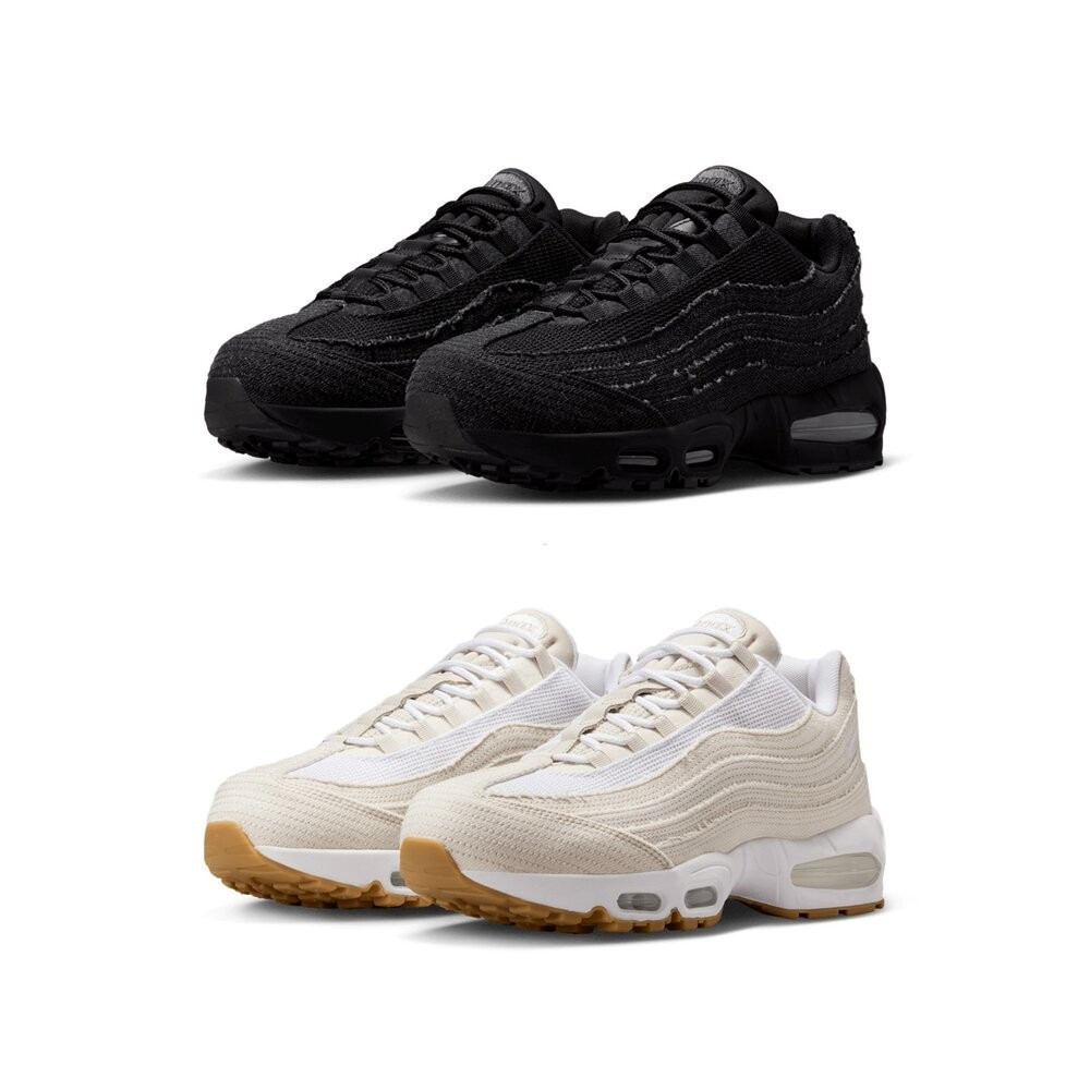 [พร้อมส่ง จัดส่งฟรี]Levis x Air Max 95 OG All Black/Pi White Cushion
