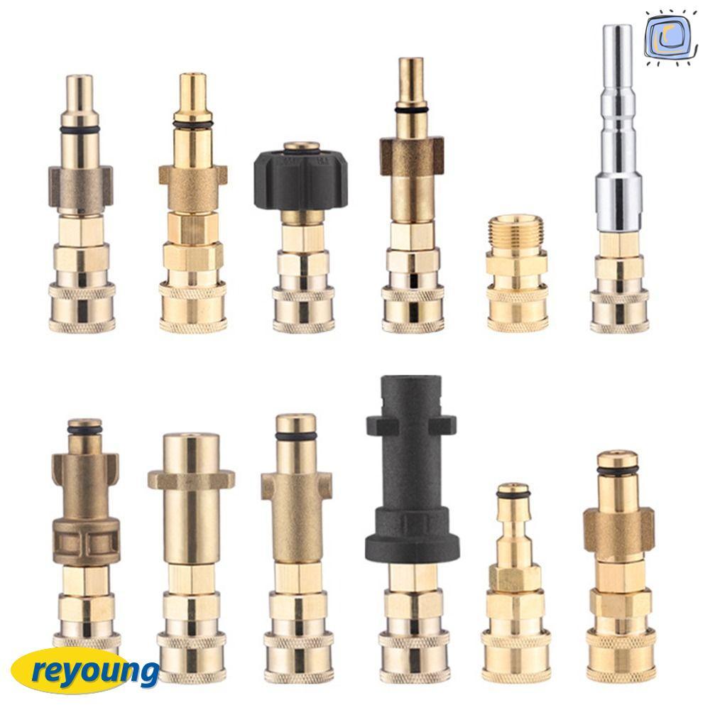 REYOUNG Quick Connector ทนทานโฟมเครื่องกําเนิดไฟฟ้าสําหรับ Karcher 1/4 " Bayonet Adapter
