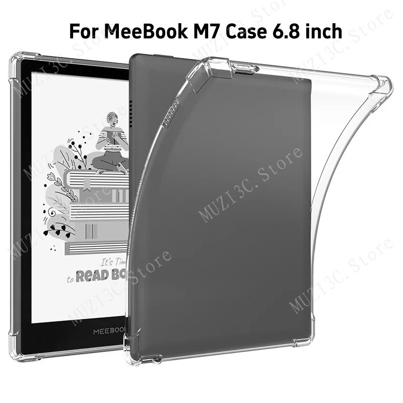 สําหรับ MeeBook M7 กรณี 6.8 ถุงลมนิรภัยโปร่งใสซิลิโคนนุ่มป้องกันกันกระแทกอุปกรณ์เสริมสําหรับ MeeBook