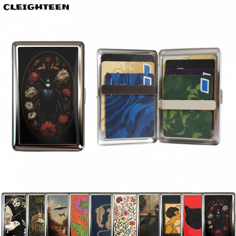 CLEIGHTEEN Metal , วัสดุโลหะ Vintage-Style Vintage Card , Elegant Multi-function อเนกประสงค์ Design 