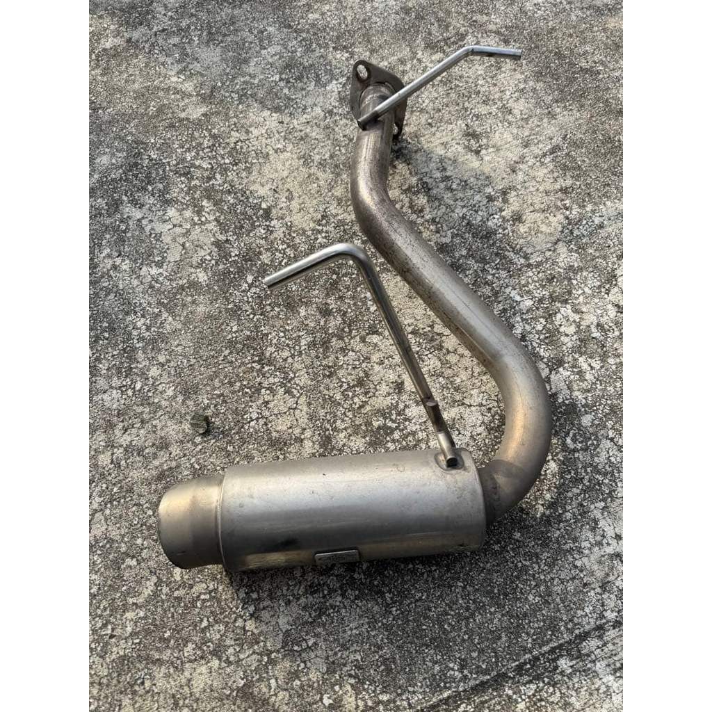 WirusWin ท่อไอเสียสำหรับ Suzuki Jimny JB23 ชิ้นส่วนท้าย (Rear Piece) อะไหล่แต่งมือสอง