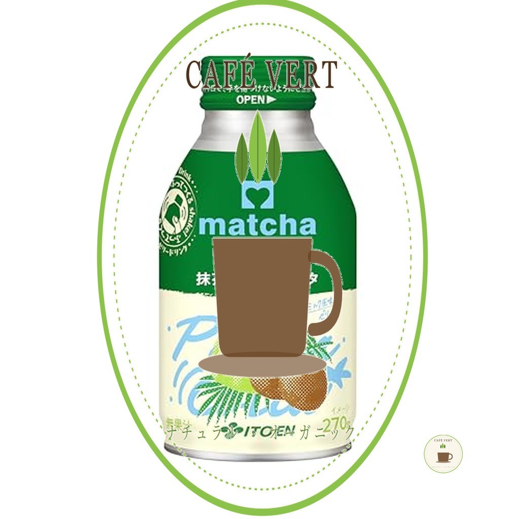 Ito En Matcha LOVE Matcha Panna Cotta  Coconut Flavor  270g × 24 cans  matcha LOVE Bottle CanMade in