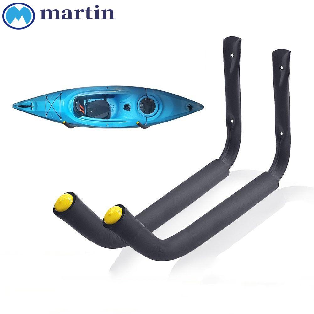 MARTIN Kayak Rack, ติดผนัง Heavy Duty Kayak แขวนเครื่องมือวงเล็บสีดําแบบพกพาโรงรถ Kayak เก็บ Hook Ca