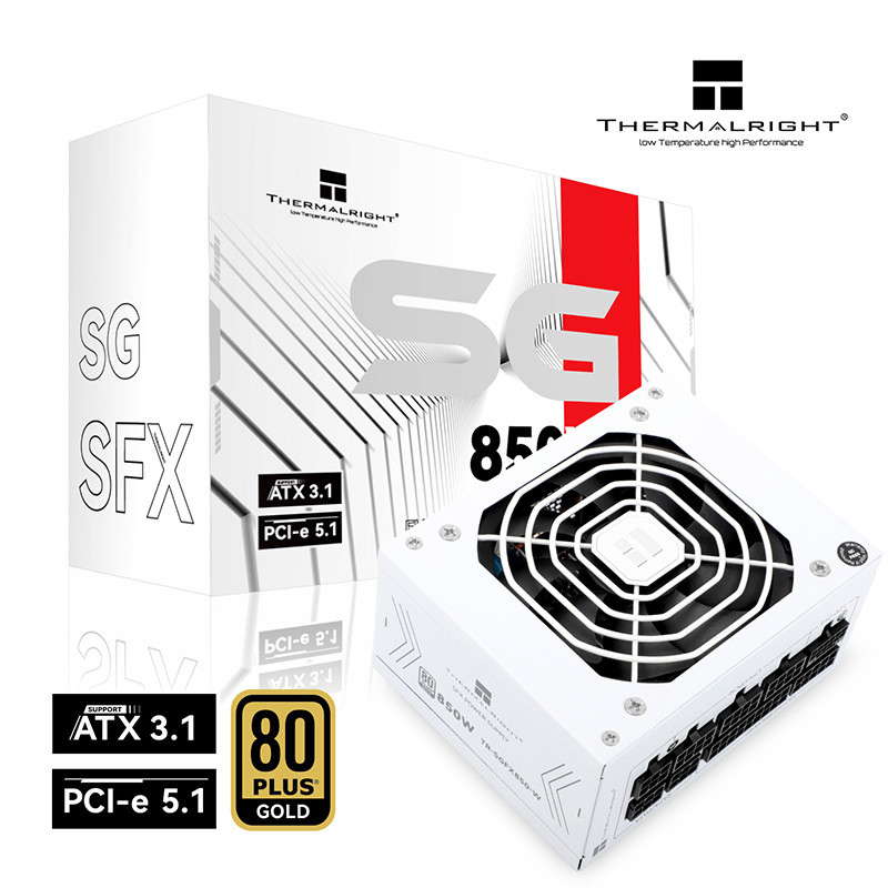 ((Thermalright) Rated 850W SGFX850-W ATX3.1 Gold Full Module SFX Power Supply