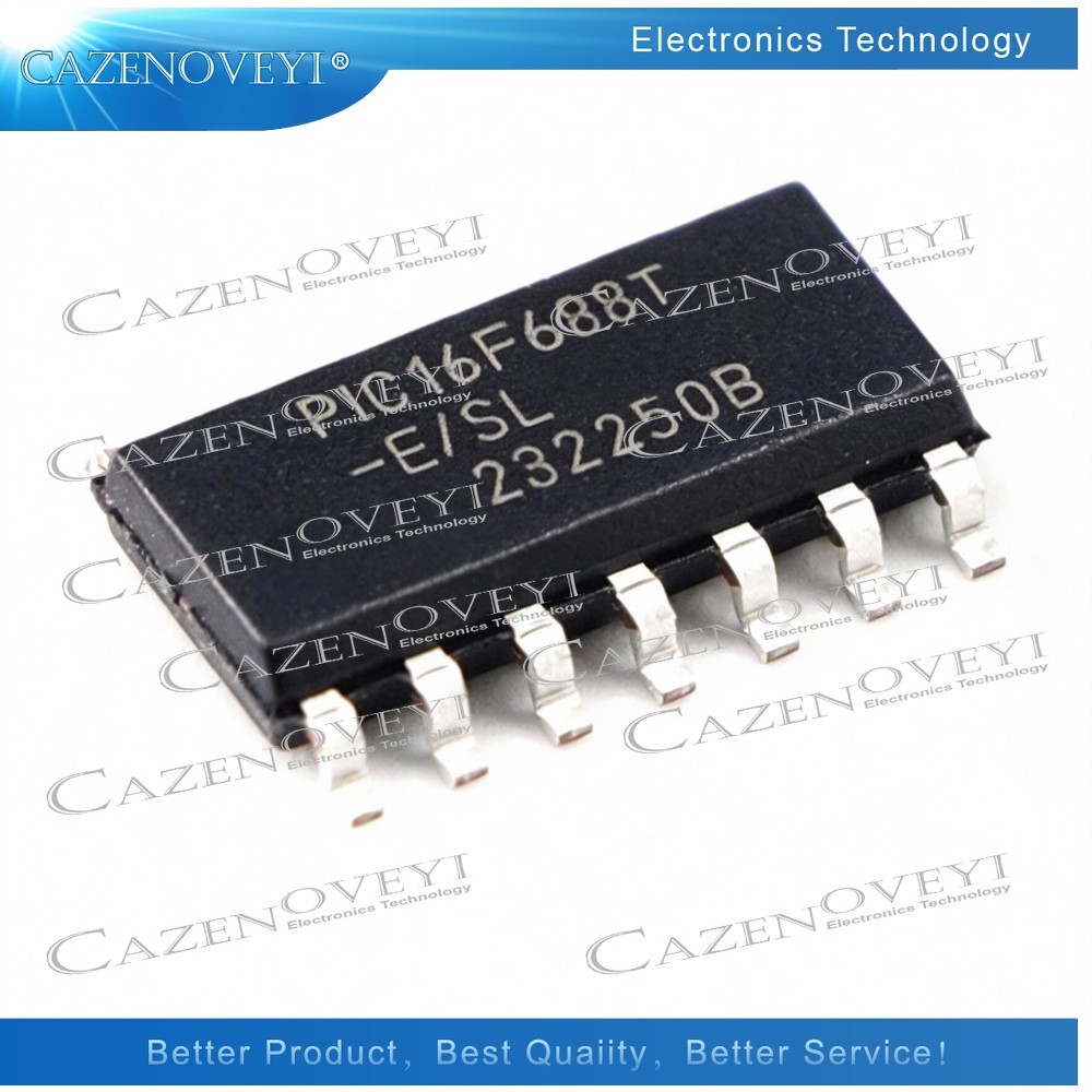 5 ชิ้น PIC16F688T-E-SL SOIC-14