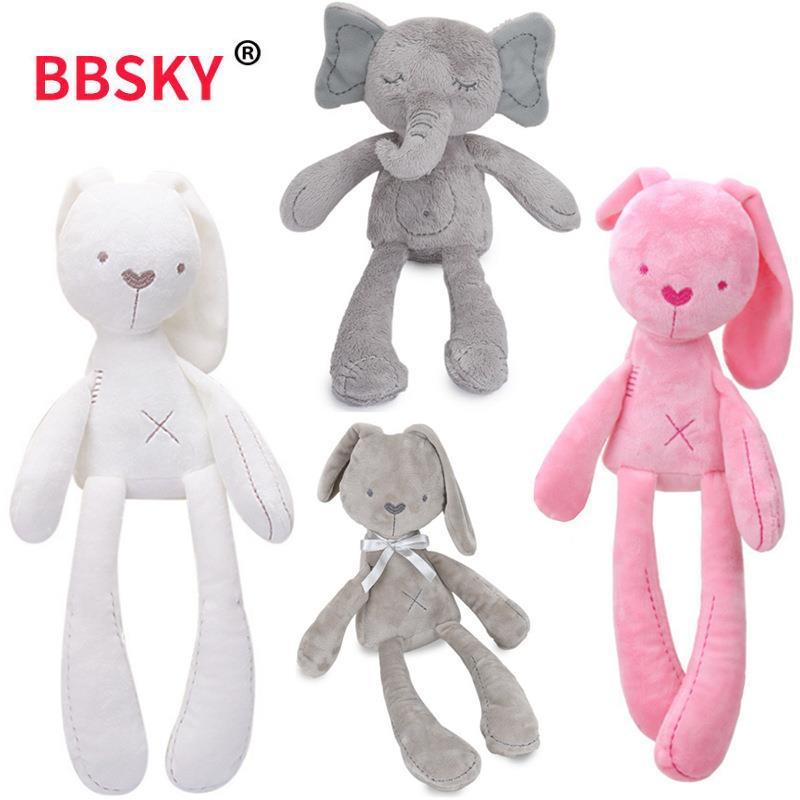 BBSKY ตุ๊กตากระต่ายขายาวของเล่น Soothing Plush ของเล่นเด็กกระต่ายตุ๊กตาของเล่นตุ๊กตา TXT0090701