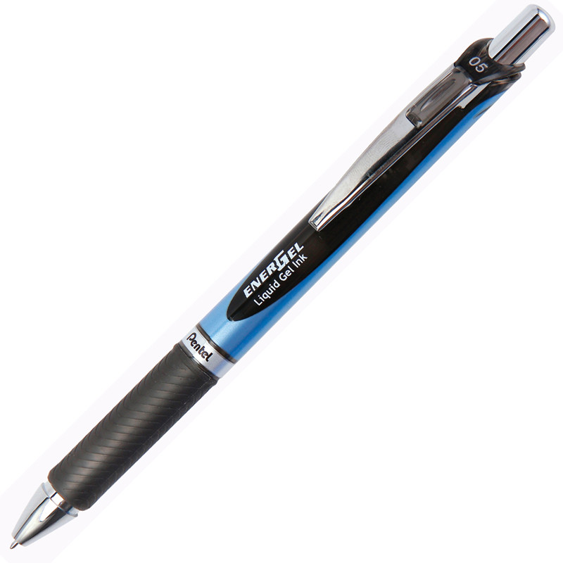 PENTEL ปากกาหมึกเจล 0.5 มม. รุ่น EnerGel BLN75 สีดำ