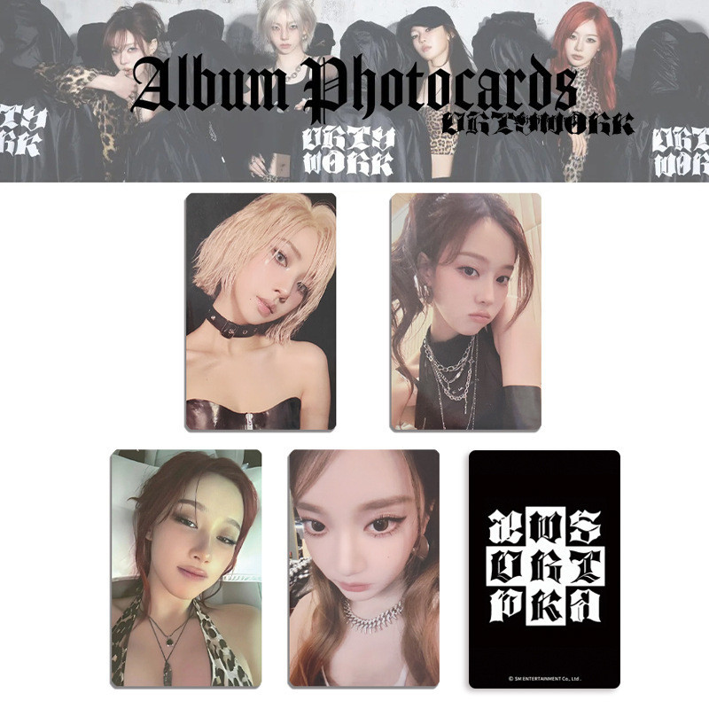 AESPA < DIRTY WORKER > การ์ดอัลบั้ม Zha การ์ดแฟลช การ์ดพิเศษ การ์ดนําโชค Ktown4u