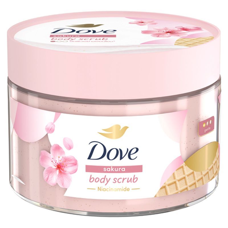โดฟซากุระบอดี้สครับ 280กรัม Dove Sakura Body Scrub 280g.