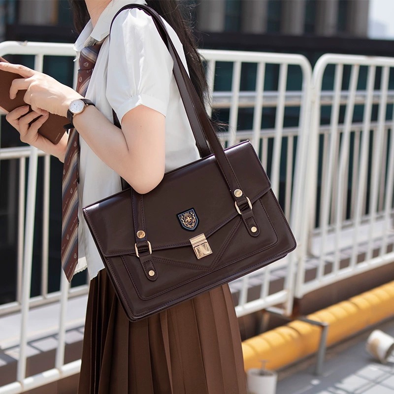 Woodong Shop Xiaomatsujima Uniform Bag Cambridge Bag Messenger Bag Briefcase Female Bag JK Bag Shoul