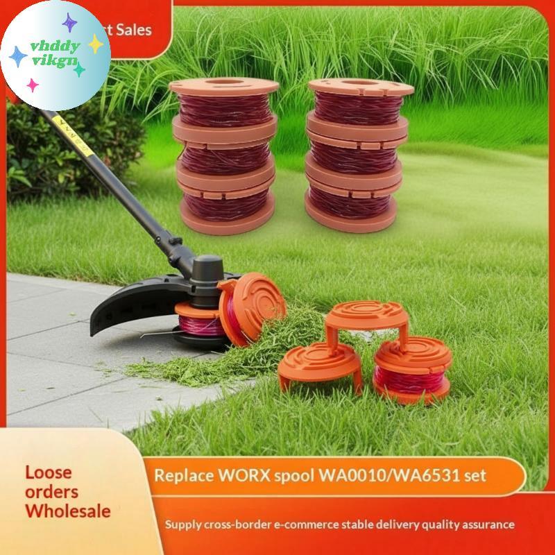 VHDD Trimmer Line Spool เปลี่ยนชุดสําหรับ WORX WA0010 WA6531 ป้องกันสายสําหรับครัวเรือนสนามหญ้าวัชพื