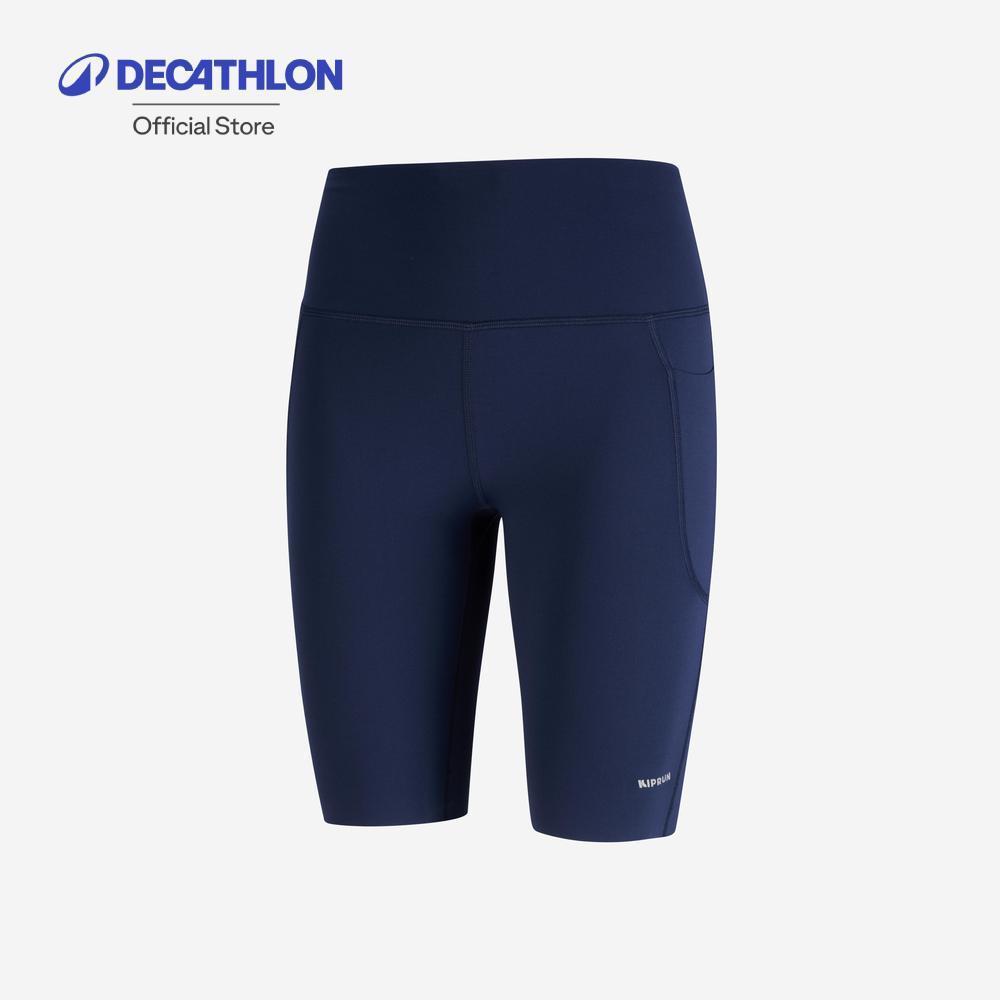 Decathlon Women'S Running Cycling Shorts กางเกงวิ่งรัดรูปขาสั้นสำหรับผู้หญิง รุ่น Kiprun Run 500 Comfort - Navy