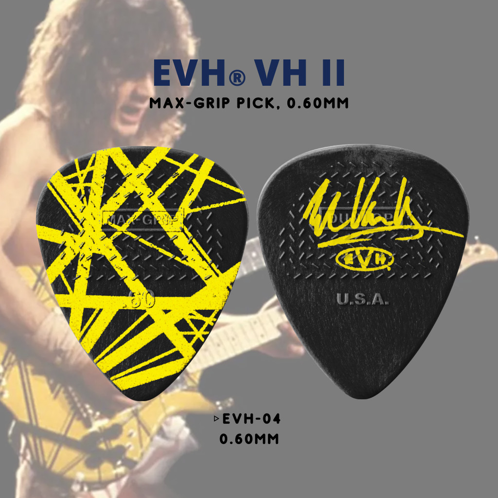 Jim Dunlop EVH-04 EVH VH-II Nylon Max Grip Guitar Pick, 1 ชิ้น