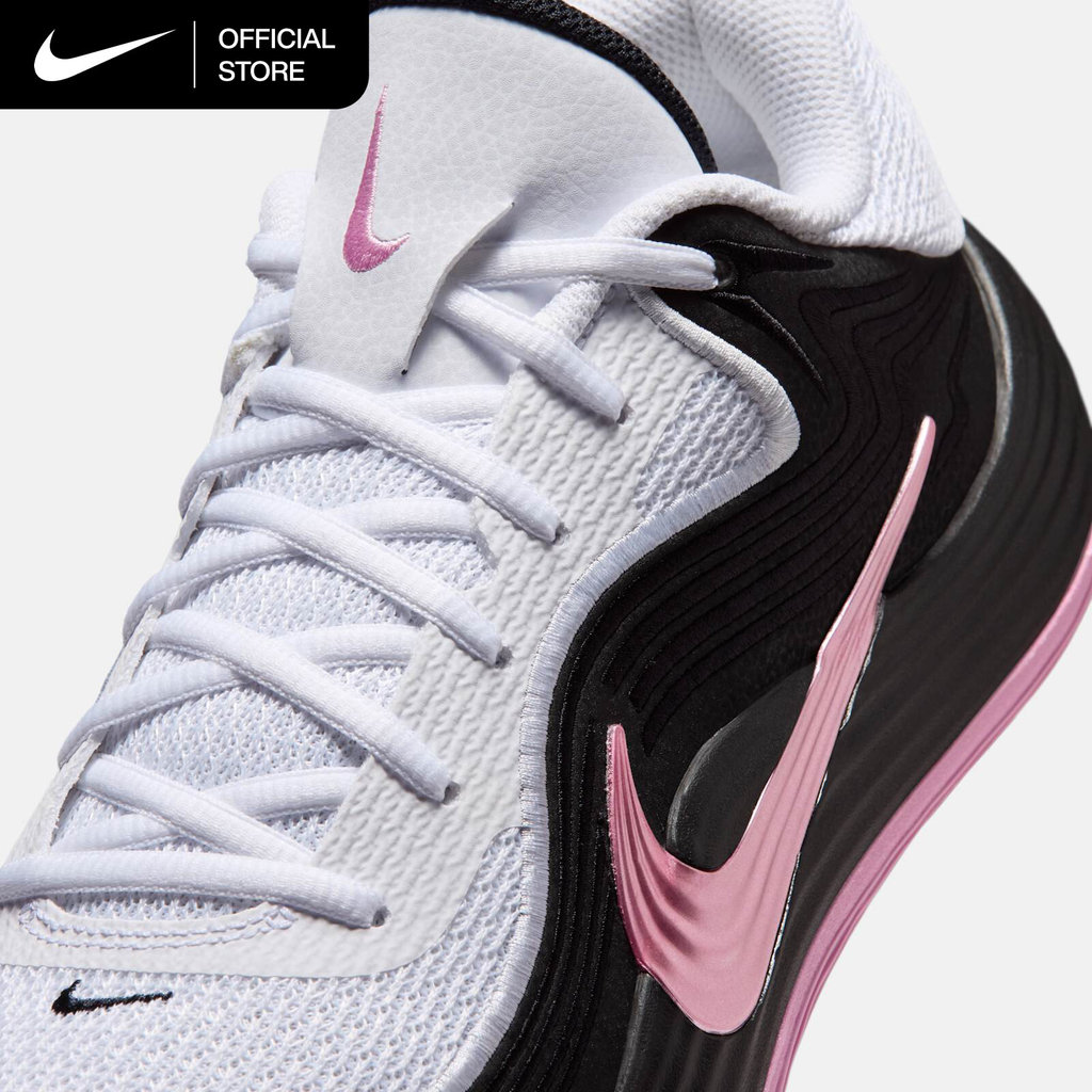NIKE حذاء كرة سلة رجالي Precision 8 Low — أبيض — صورة 7