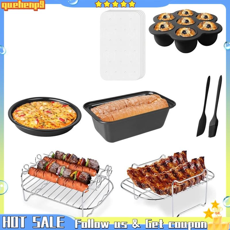 [quehenp9]1 ชุด Larger Dual Zone Air Fryers Air Fryer Stand อุปกรณ์เสริมสําหรับ Dual Air Fryer AF300