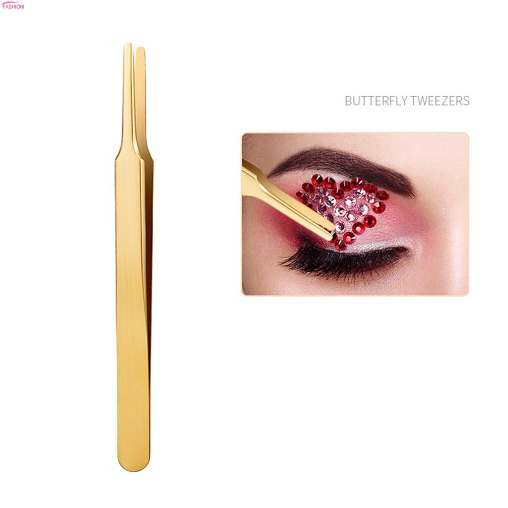 แหนบคิ้วขนตาปลอม Perfect Alignment/Grip แหนบขนตาความแม่นยําสูงสําหรับผมบนใบหน้า Splinter และขนตา