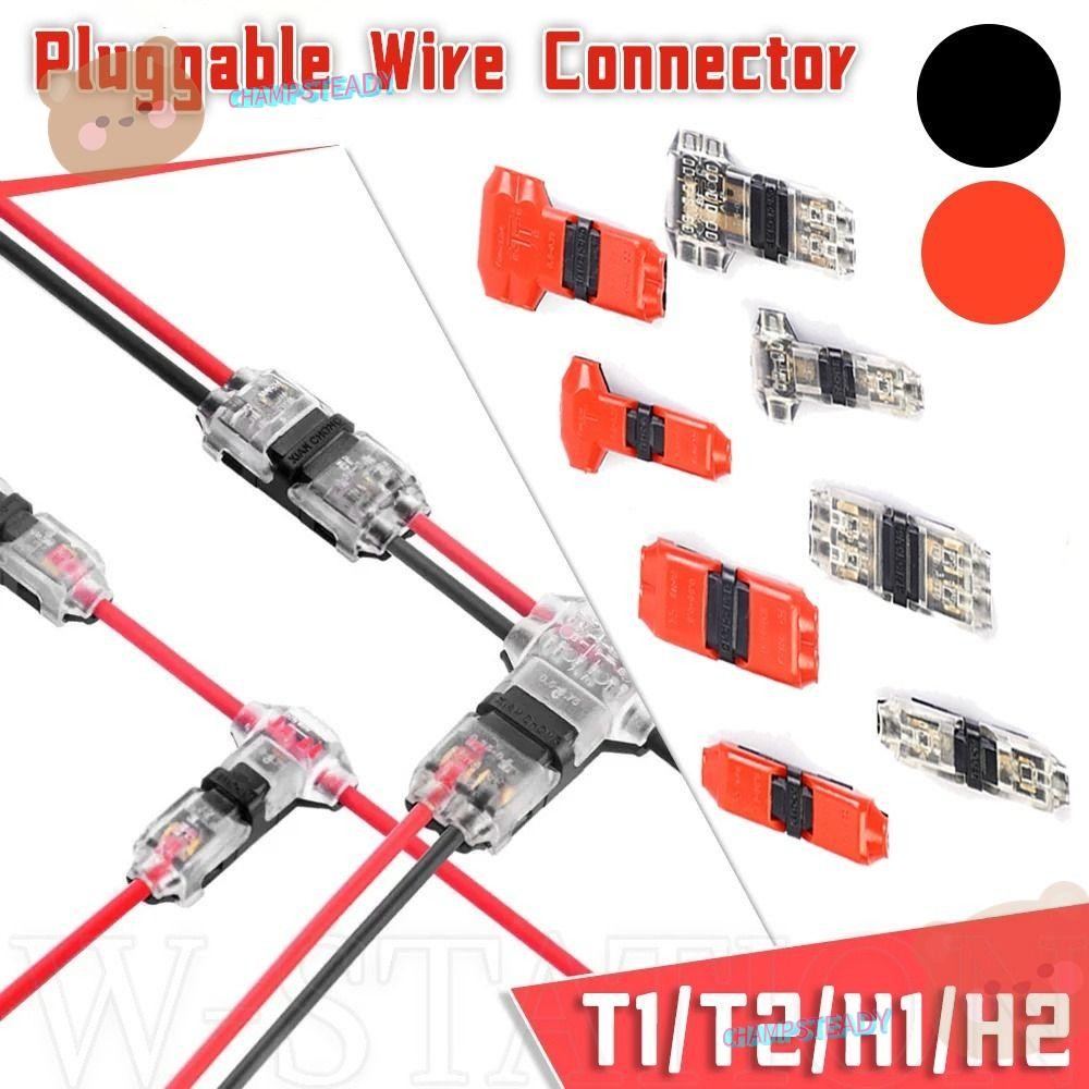 CHAMPSTEADY 1 ชิ้นสายไฟ Crimp, 8-22AWG สําหรับสายไฟ Pluggable Wire Connector, กันน้ํารถเชื่อมต่อสาย 