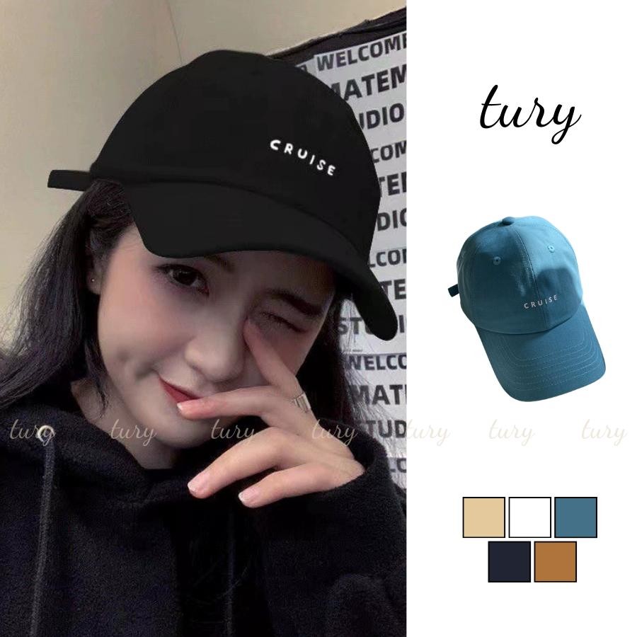 หมวก Unisex สําหรับผู้ชายและผู้หญิง - Tury - หมวกปักลายตัวอักษร "CRUISE" - MLT063