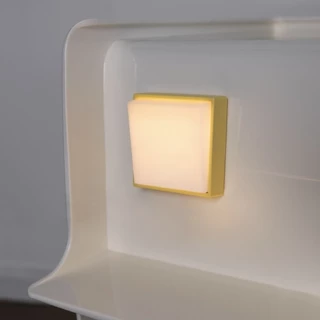 ICRAFT ไฟ LED กลางคืน ตกแต่งห้องด้วยไฟวอร์มสวิตช์ ตั้งโต๊ะชาร์จ USB ออกแบบเรียบง่ายสำหรับห้องนอน