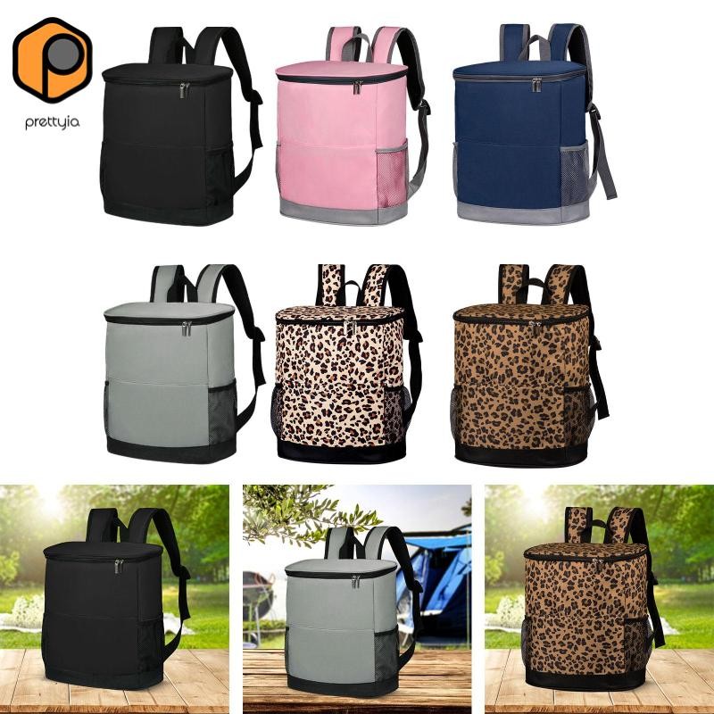 Prettyia Cooler Rucksack Insulated Soft Backpack Cooler for Men Women to Work Camping