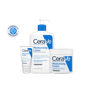 [เซตสุดคุ้ม] เซราวี Cerave Moisturising Lotion 473ml. และ Moisturising Cream 454ml. + 50ml. มอยเจอร์ไรเซอร์บำรุงผิว