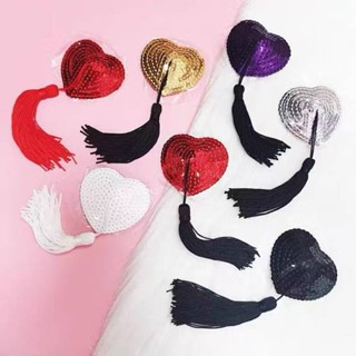 สติ๊กเกอร์แปะนม รวมแบบปิดจุกนม สติกเกอร์หัวใจกลิตเตอร์แบบมีพ…