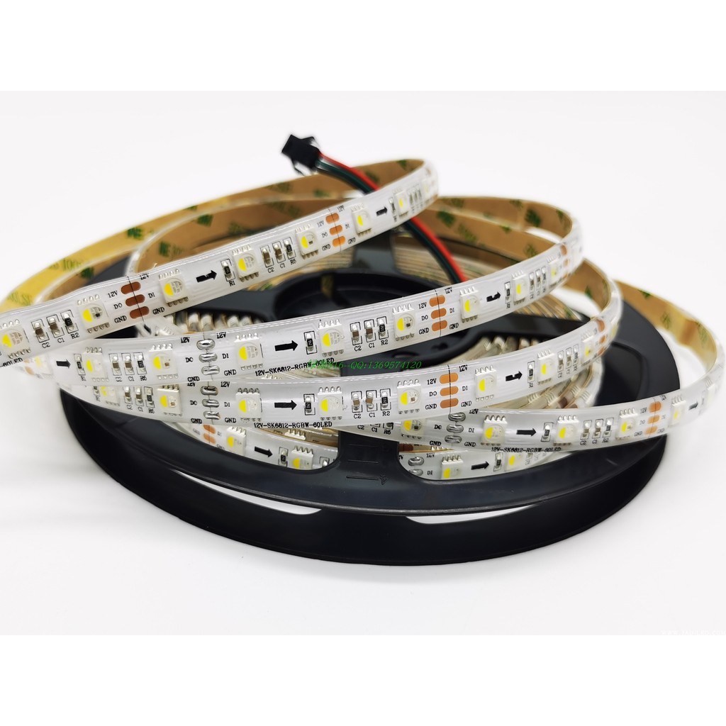 SK6812RGBW ไฟ LED RGBW 60 ดวง/เมตร 12V กับ Symphony Light Bar พร้อมสายไฟ.Marquee Strip