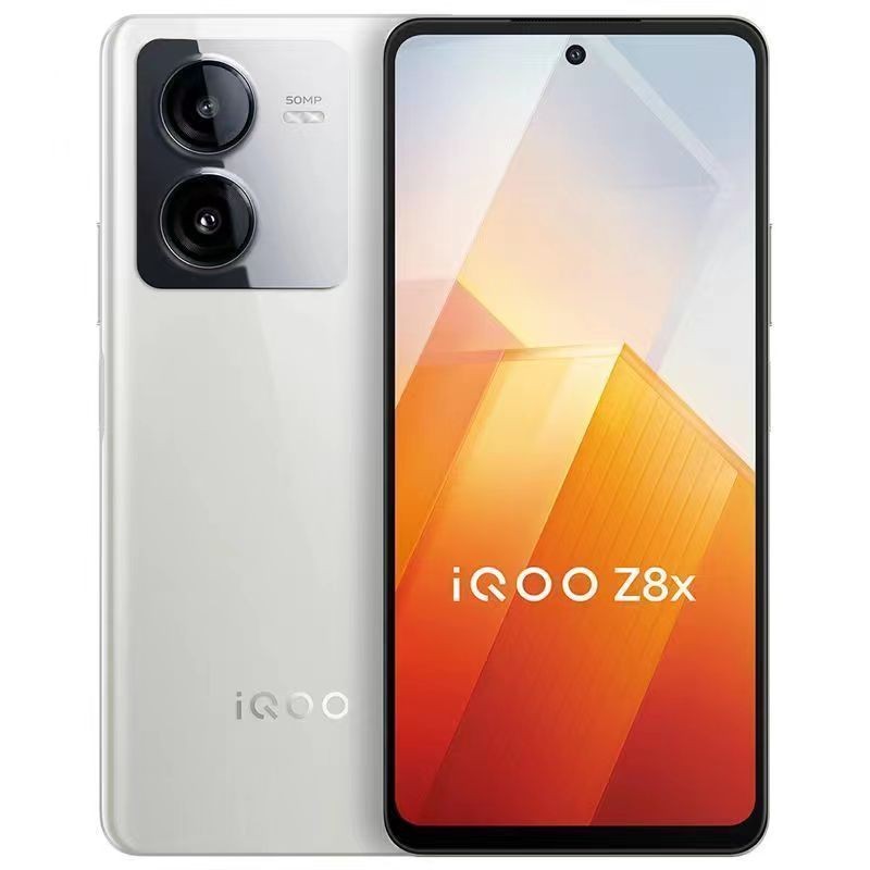 มือถือมือสอง vivo iQOO Z8x มาร์ทโฟนเกมแบตเตอรี่ 6000mAh