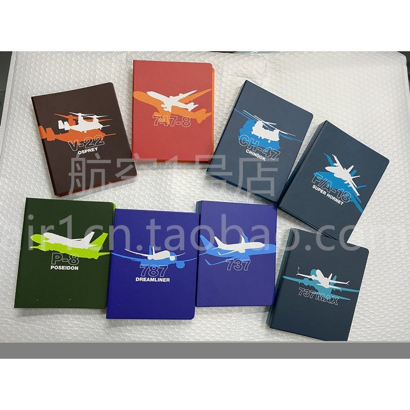 [สายการบินเบอร์ 1 STORE] BOEING STORE American BOEING STORE Airplane Airline Hard Surface Copy Noteb