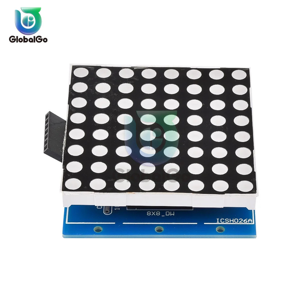 DC5V 8*8 Dot Matrix โมดูลควบคุม ICSH026A โมดูล LED สําหรับ Arduino Atmega328P Controller Sensor บอร์