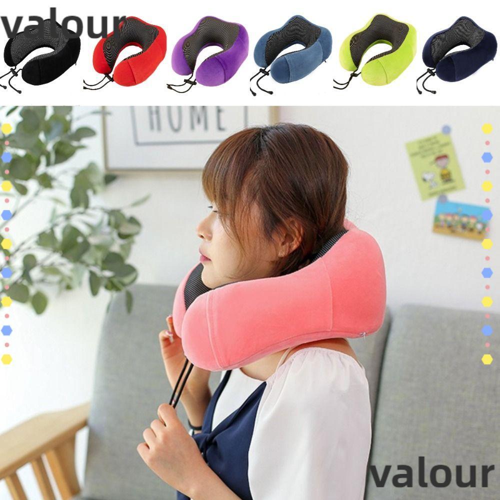 VALOUR หมอนเดินทาง, เบาะโดยไม่ต้องพกพากระเป๋าคอสนับสนุนหมอนรูปตัว U, styler 30*25*15 ซม. Travel Esse
