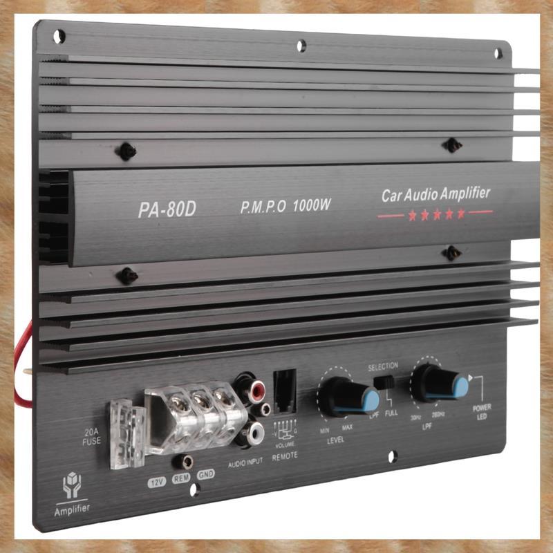 [KYG] PA-80D 12V 1000W เครื่องเสียงรถยนต์เครื่องขยายเสียงกําลังสูง Amp Board ซับวูฟเฟอร์ทรงพลัง Bass