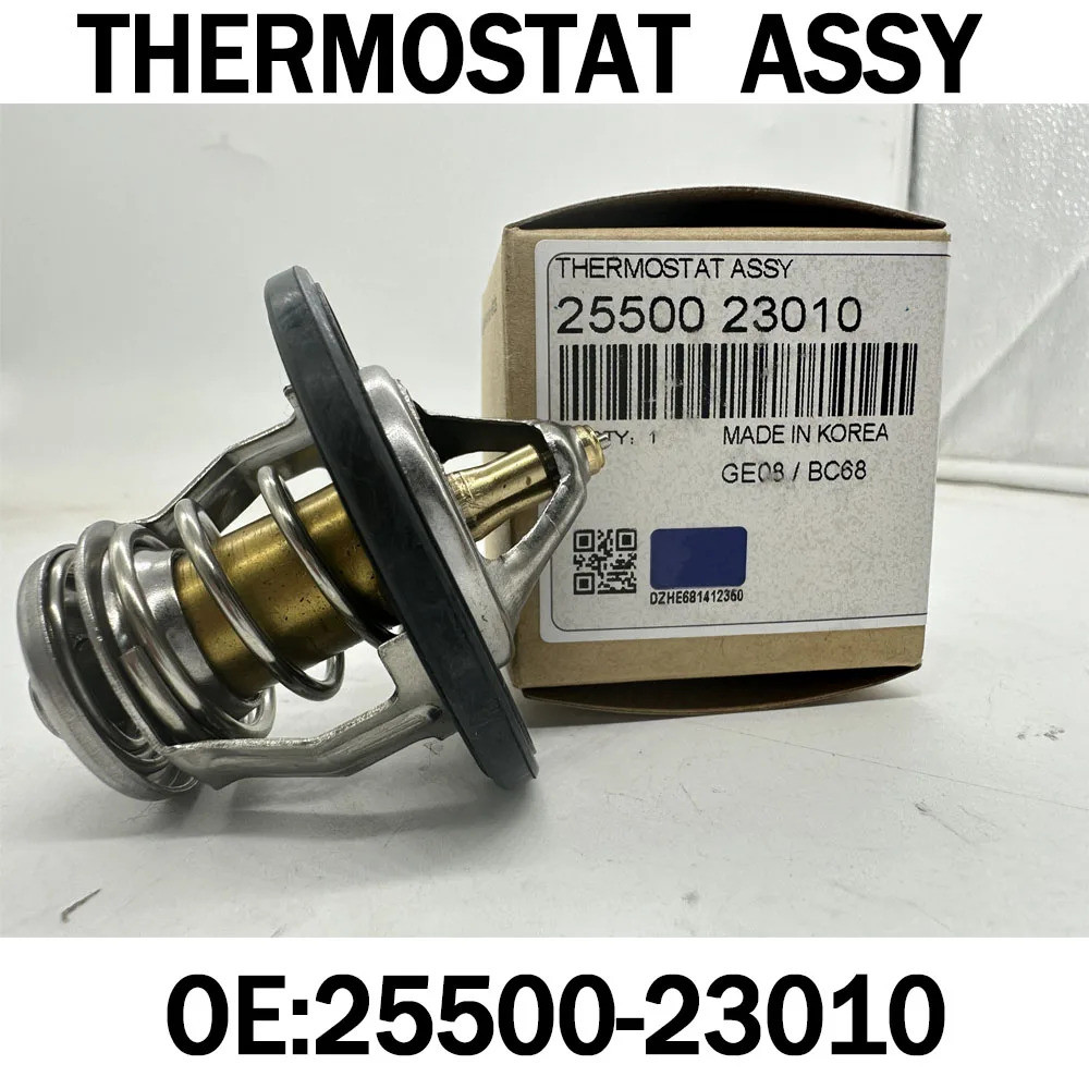 2550023010 25500-2010 เครื่องยนต์ Coolant Thermostat สําหรับ Hyundai Santa Fe Sonata Accent / Kia Sp