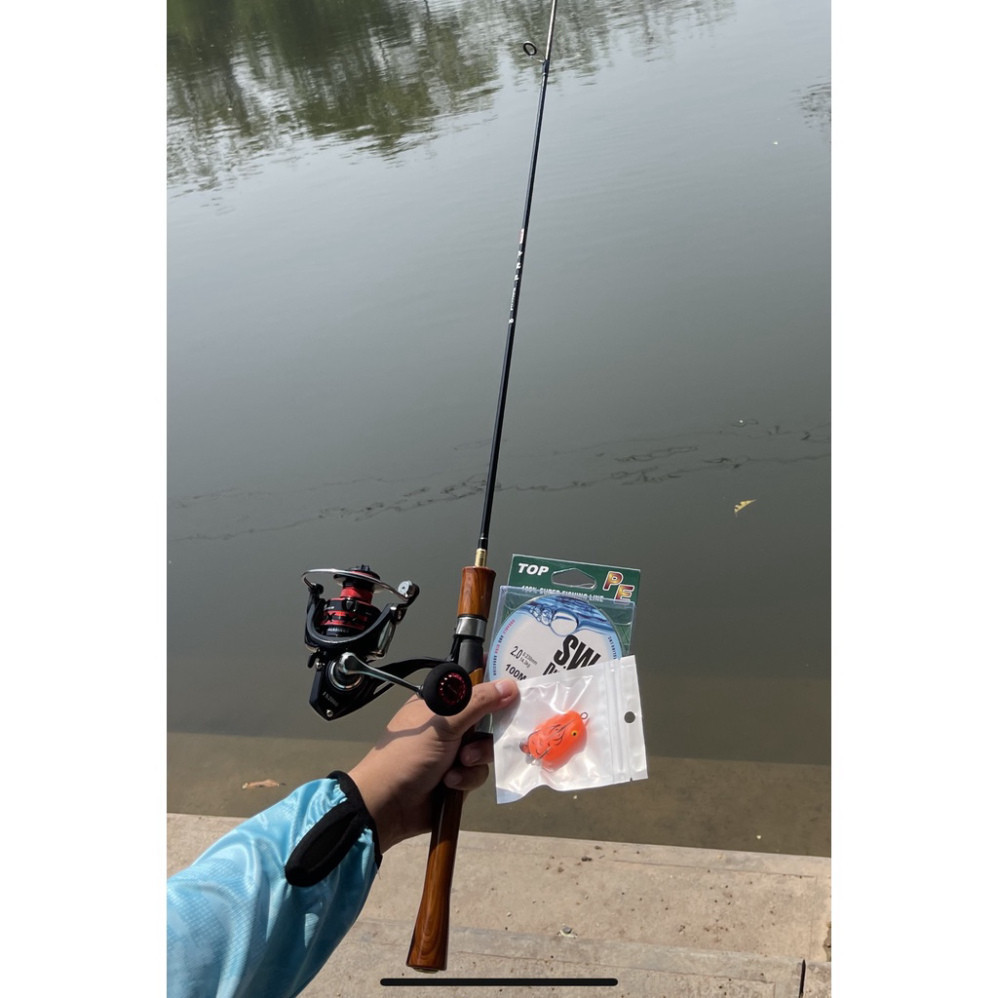 ชุดคันเบ็ด Lure UL + รอกตกปลาโลหะ (รอกแนวตั้งและแนวนอน)