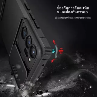 03เคสหุ่นยนต์ มีขาตั้งได้ มีสไลด์ปิดเลนส์กล้อง Xiaomi Mi11T Mi11TPro Redmi note11 11pro 10s Note14 Pro Note12 pro Note8 Note8Pro Note9s 9Pro พร้อมส่ง