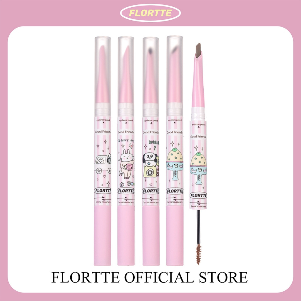 Flortte Good Friends Club Eyebrow Pencil & Brow Mascara