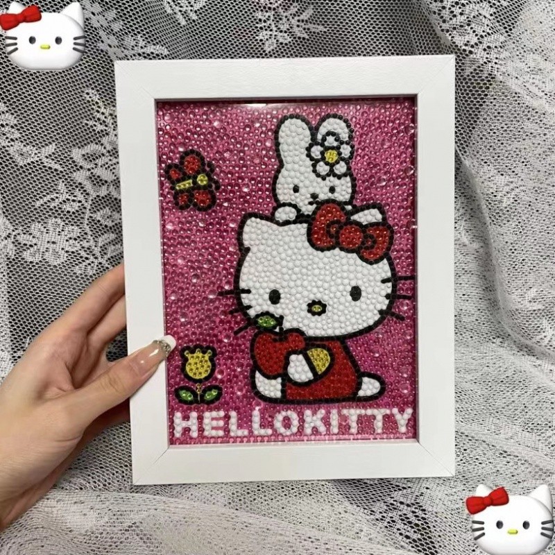 Cinnamon Dog Diamond Painting Children Handmade diy Full Diamond Paste Painting hellokitty Dot Diamo