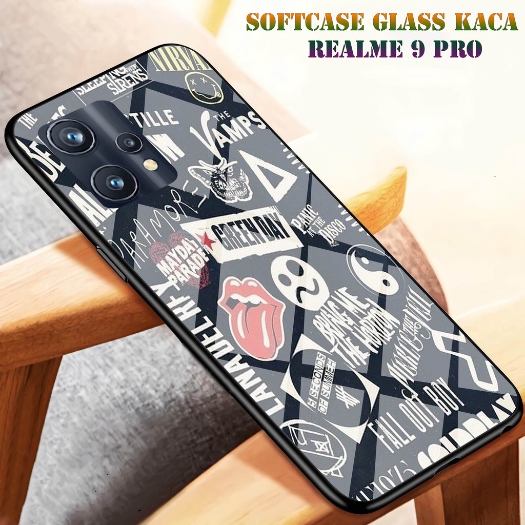 Softcase Glass Kaca REALME 9 PRO - Casing HP REALME 9 PRO [S06 ].