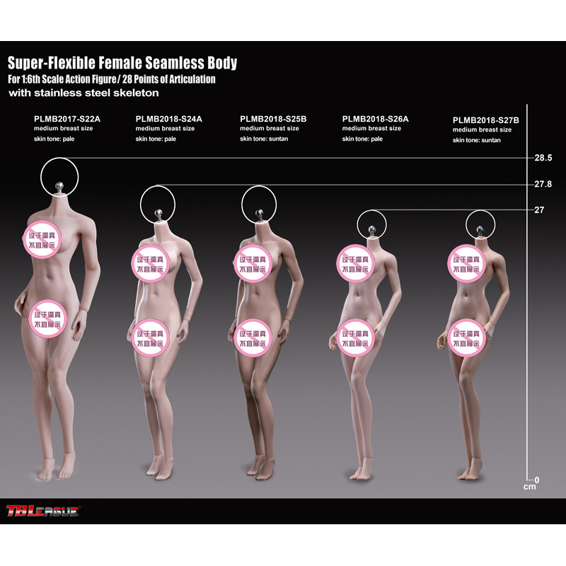 พร้อมสต็อก TBLeague PHICEN 1/6 ทหารหญิงกระดูกเหล็กยางหญิงเคลื่อนย้ายได้ Body S07C S12D