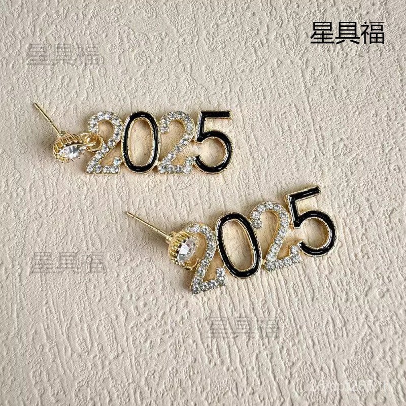 ต่างหูเพชรตกแต่งแบบใหม่ ออกแบบเฉพาะเจาะจง สไตล์คลาสสิค สีดำและขาว เหมาะสำหรับทุกโอกาส ZW2W