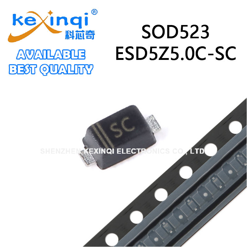 (10-50 ชิ้น) ESD5Z5.0C SC SOD523 SMD ไดโอดการกู้คืนอย่างรวดเร็ว