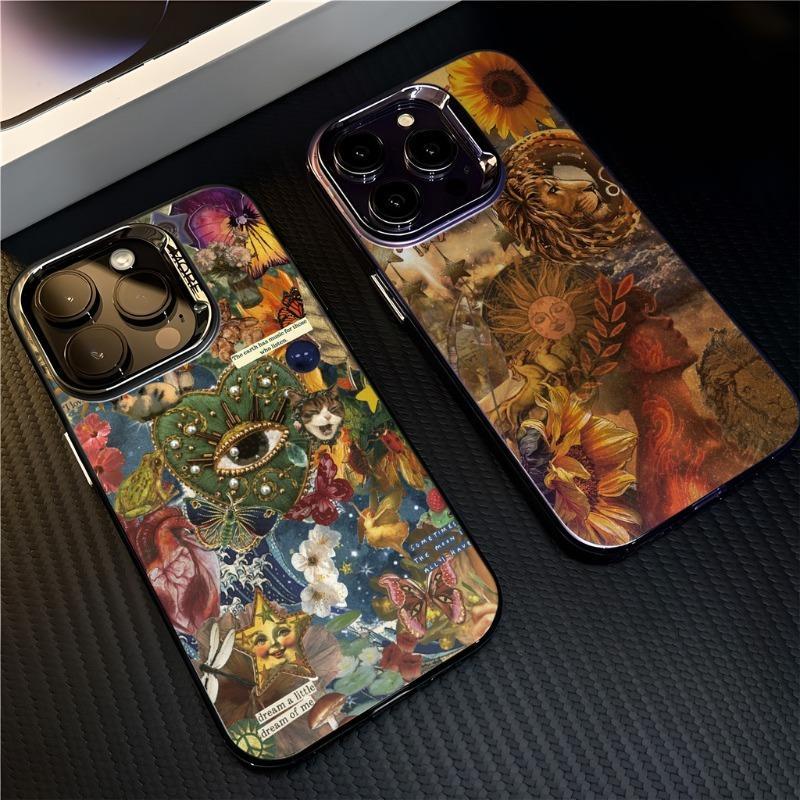 Mystery Eye Case สําหรับ iPhone 17 16 15 14 Pro Max 13 12 Mini 11Pro XR SE ฝาครอบป้องกันหน้าจอปลอกกันกระแทก